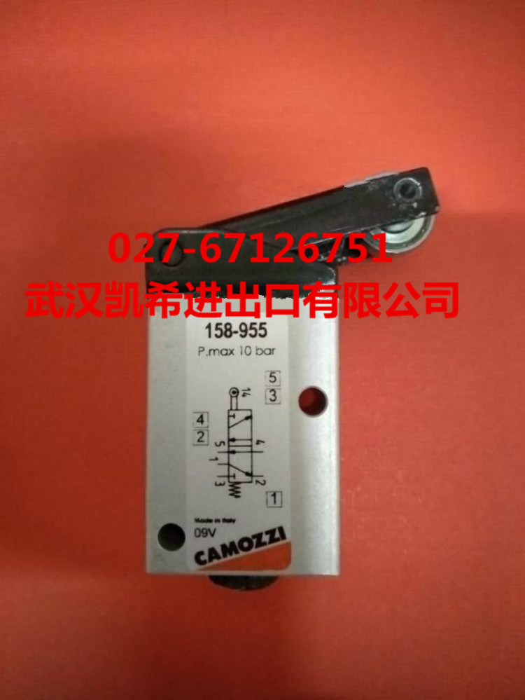 158-955意大利康茂胜camozzi机控阀原装现货  全新原装现货