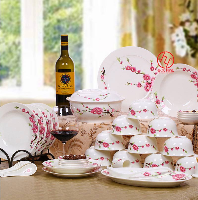 厂家直销端午节礼品陶瓷碗盘勺套装  端午节礼品餐具  厂家直销碗盘勺  陶瓷餐具定做