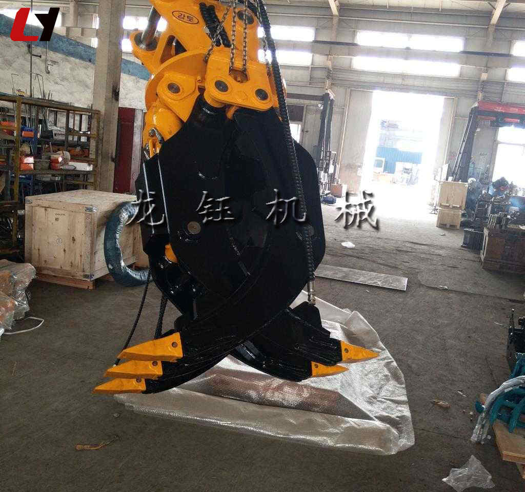 专业定做钩机路边石夹具&nbsp;&nbsp;高强度空心砖夹具&nbsp;&nbsp;挖机圆木夹木机&nbsp;&nbsp;挖土机液压夹具
