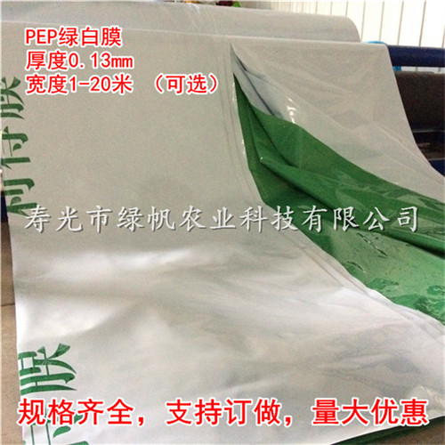 食用菌大棚13丝pep绿白膜 PEP利得膜 散射光膜  香菇种植专用利得膜