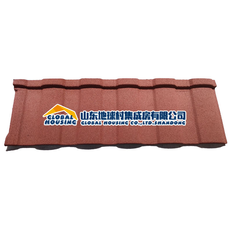 山东罗马型金属彩石瓦 欧式别墅瓦可定做 蛭石瓦隔音隔热&nbsp;&nbsp;彩石金属瓦&nbsp;&nbsp;金属彩石瓦厂家