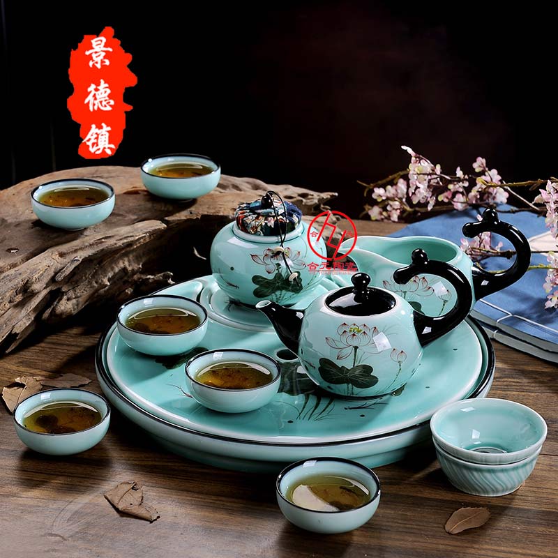 景德镇陶瓷茶具批发 白瓷功夫茶具套装&nbsp;&nbsp;景德镇茶具批发&nbsp;&nbsp;茶具套装批发