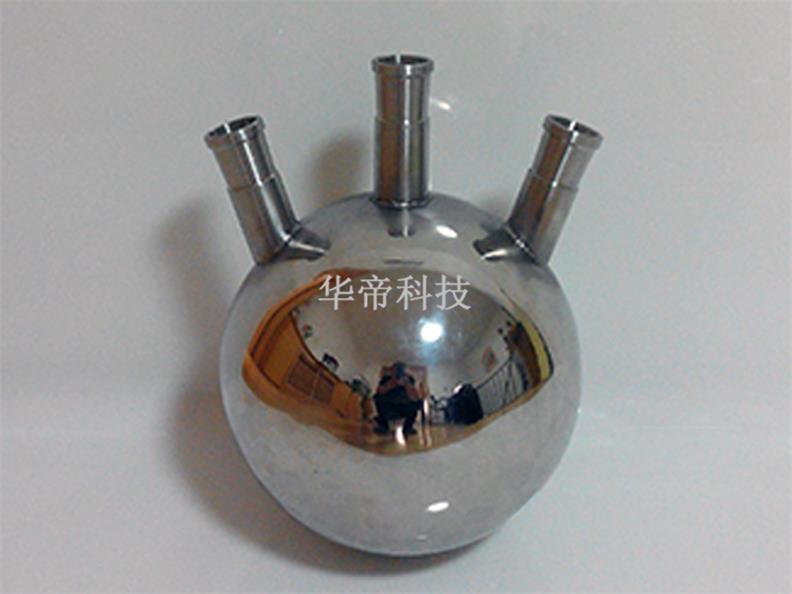 多口烧瓶蒸馏圆底烧瓶生产厂家为鞍山华帝科  不锈钢蒸馏圆底烧瓶