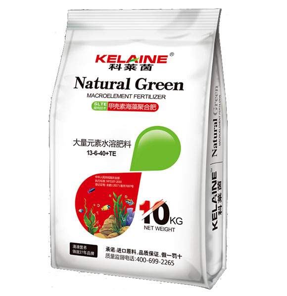 甲壳素海藻聚合肥高钾型13-6-40+TE  高钾肥  膨果肥  果实膨大快
