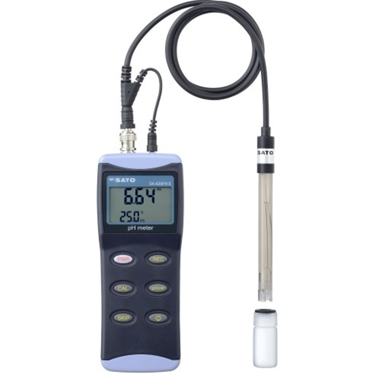 日本佐藤手持式pH计SK-620PHII带标准传感器PHP-  佐藤SK-620PHII  SK-620PHIIpH计  日本佐藤SATO