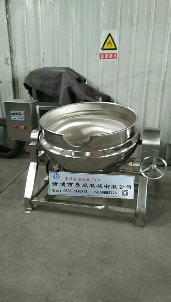 炒板栗用夹层锅炖肉夹层锅  烧鸡熬制锅  猪头肉炖肉锅  立式保温夹层锅