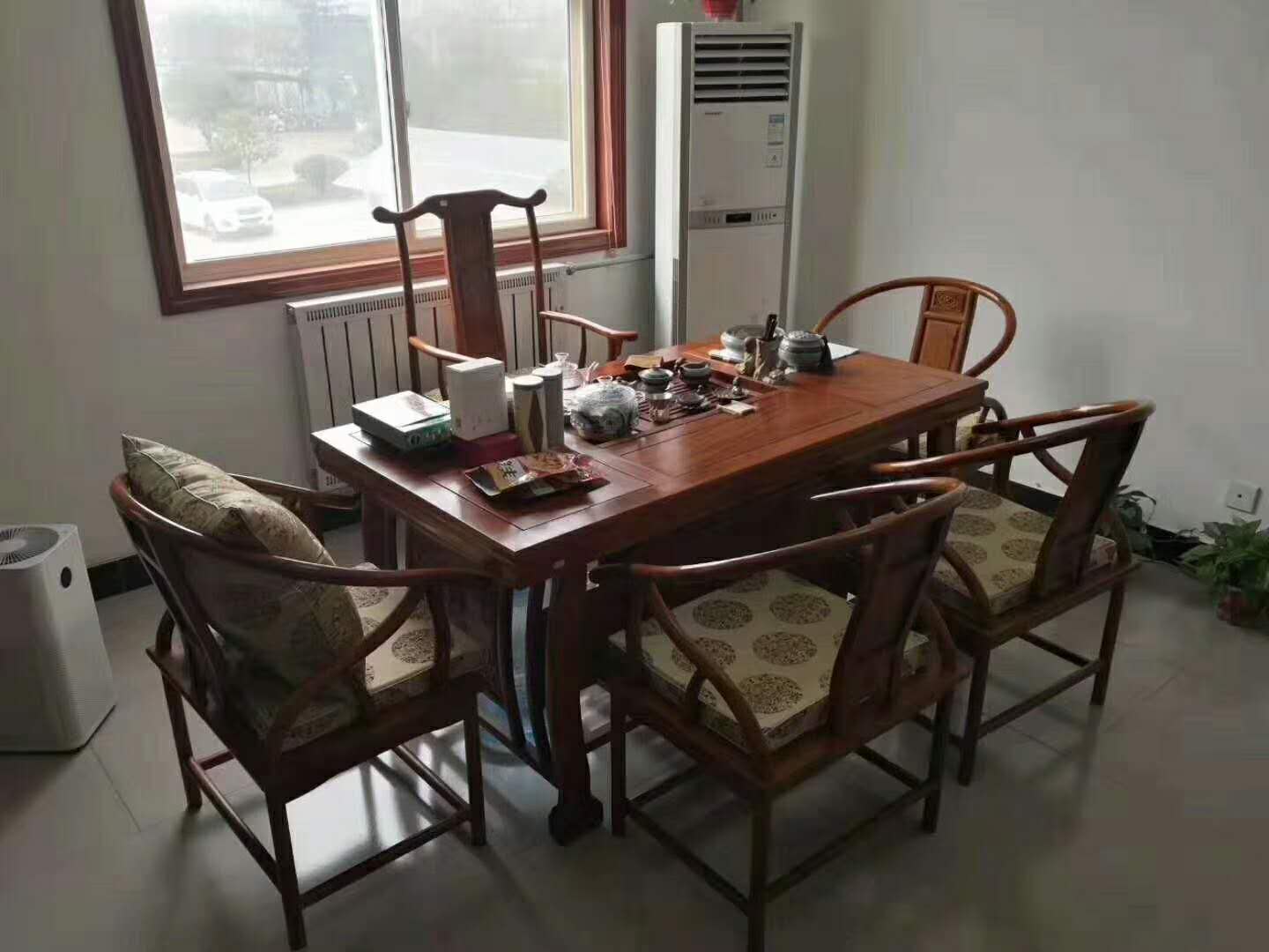 东阳御美尚品黑酸枝茶台系列  大果紫檀花梨木  阔叶黄檀  红木家具