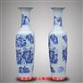 景德镇大师手绘作品青花瓷落地大花瓶