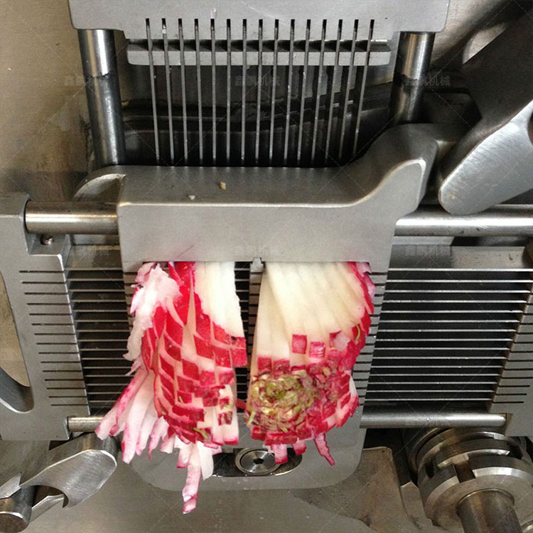可调香菇350型冻肉切丁机视频  可调节鲜肉切丁  香菇切丁  果蔬切丁