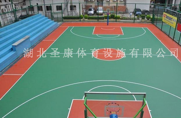襄阳塑胶跑道划线 丙烯酸球场施工 人造草皮铺设