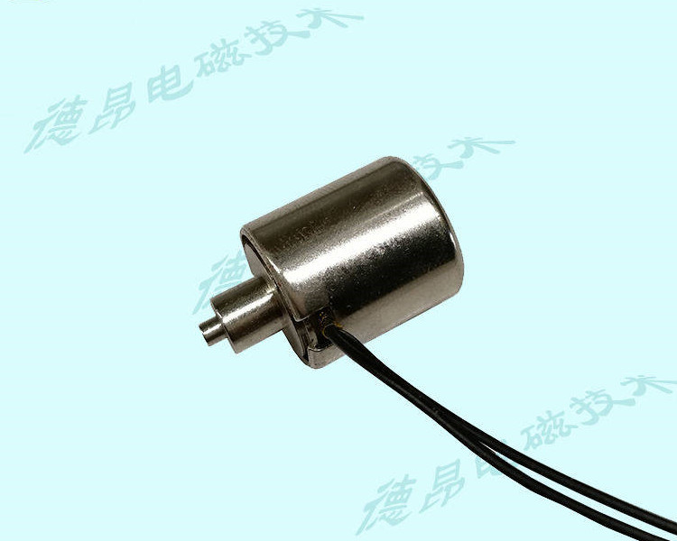 小型推拉式柱形电磁铁/东莞德昂制造电磁铁  电磁铁厂家  推拉式电磁铁  微型电磁铁