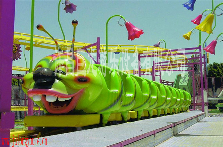 大型游乐设备好玩效益好的儿童游乐设备青虫滑车  效益好的游乐设备  经典的游乐设备  广场游乐设备