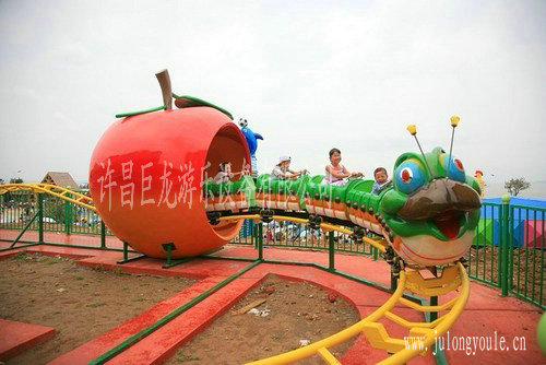 大型游乐设备好玩效益好的儿童游乐设备青虫滑车  效益好的游乐设备  经典的游乐设备  广场游乐设备
