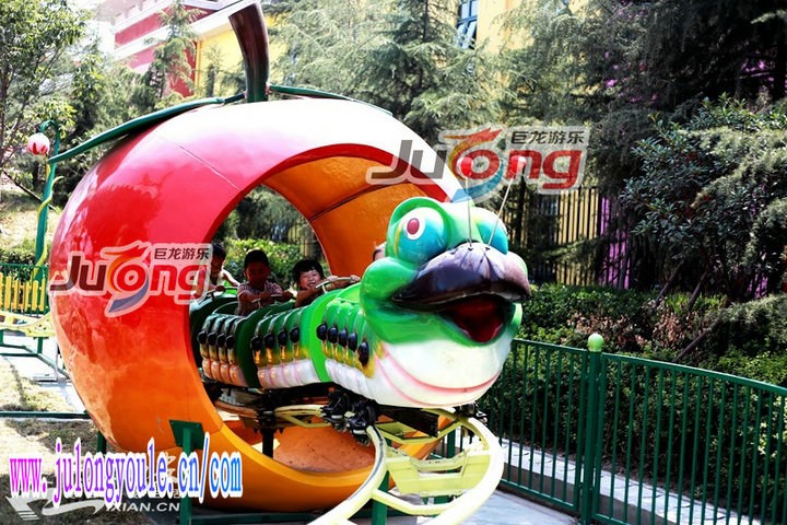 游乐场广场公园儿童游乐设备青虫滑车  轨道游乐设备  公园游乐设备