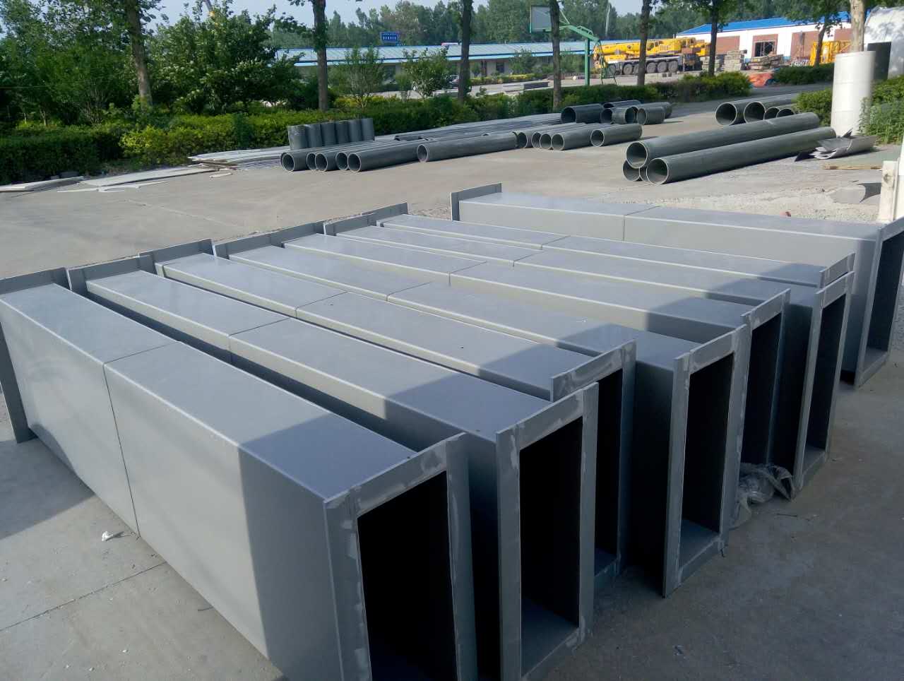 铭泰环保生产pvc风管欢迎询价  聚氯乙烯风管  管件