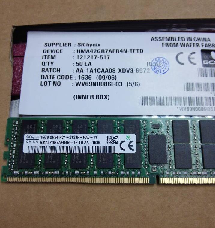 现代 海力士DDR4 16G 2RX4 2144P服务器内存  Skhynix  HMA42GR7AFR4N-TF