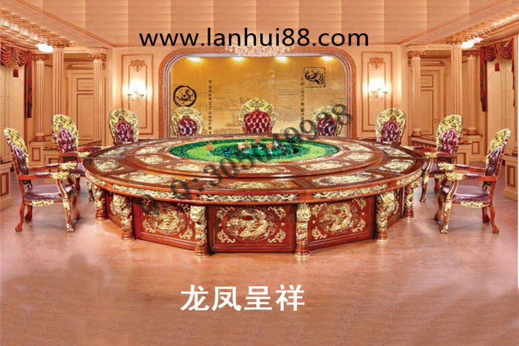 岚慧酒店专用餐桌定制  会所专用餐桌  包厢专用餐桌