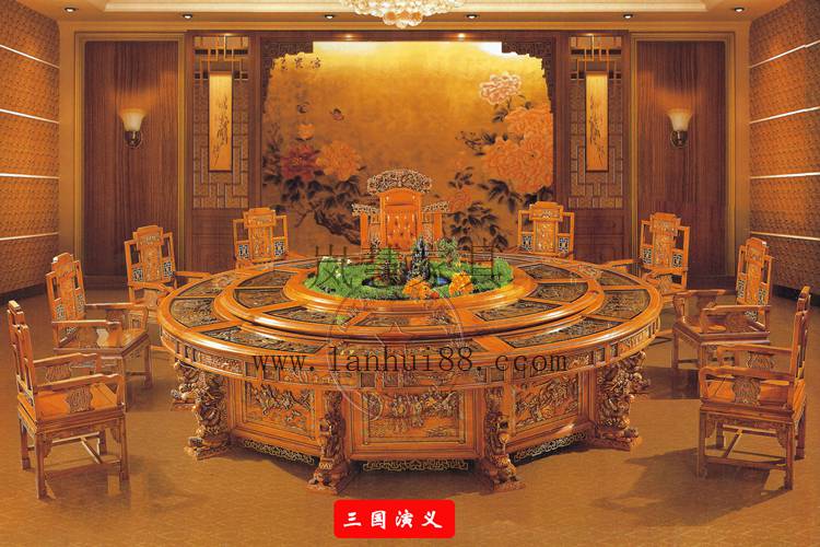 岚慧酒店包厢专用餐桌定制  酒店专用餐桌  会所专用餐桌