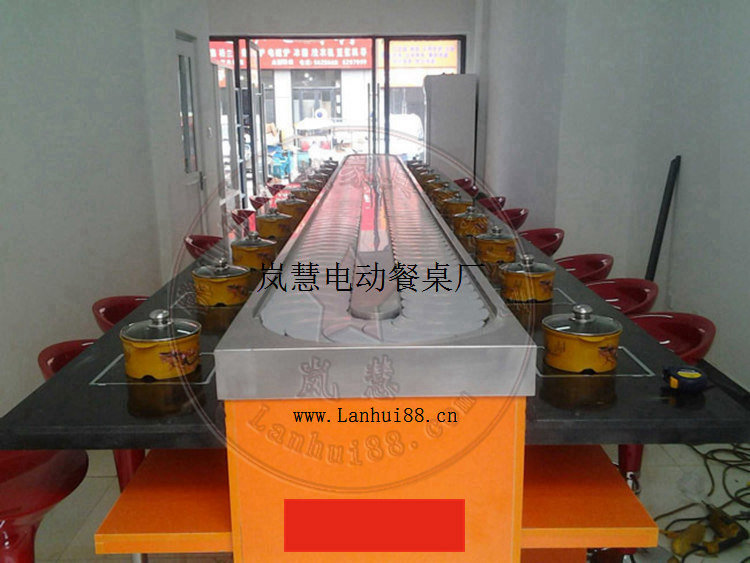 自助麻辣烫设备定做包邮包安装  旋转火锅设备  转转火锅设备  回转火锅设备