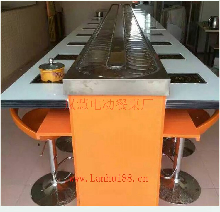 自助旋转火锅设备定做 时尚小火锅寿司麻辣烫设备定做  转转火锅设备  回转火锅设备