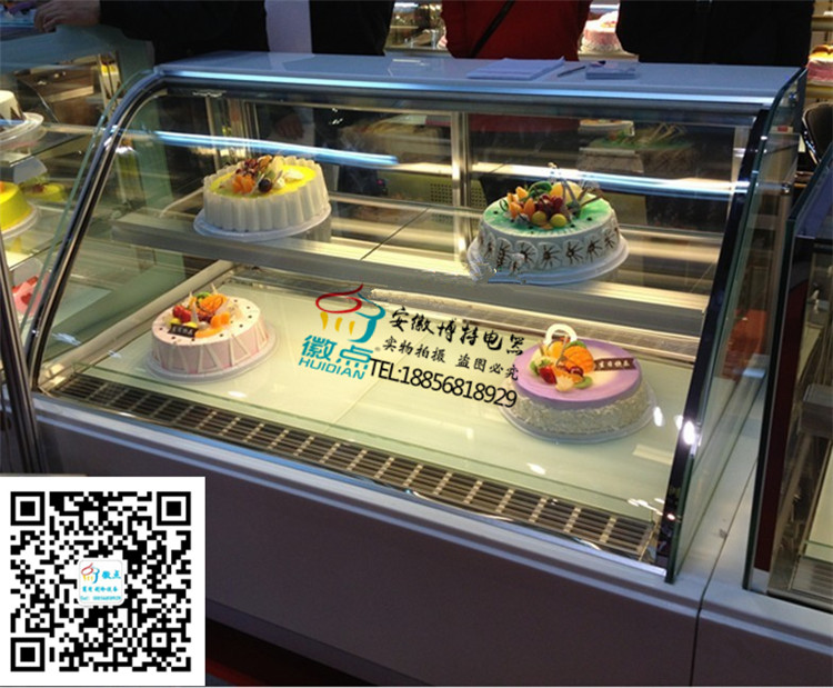 新款圆弧形展示柜水果蛋糕冷藏保鲜柜低温慕斯冷藏柜  圆弧形蛋糕柜  水果蛋糕冷藏柜