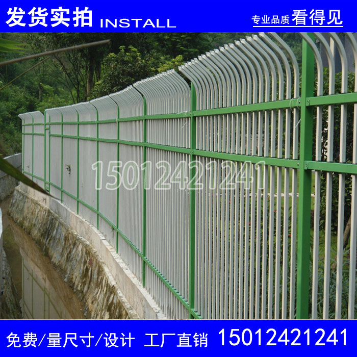 热镀锌栅栏 中山发电站护栏网 韶关围墙护栏杆  防护栏杆