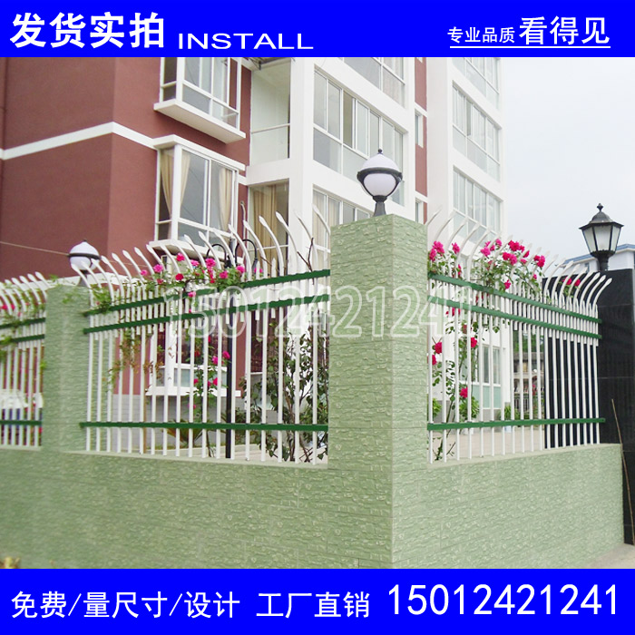 中山围墙防护栏杆现货 拼装式围墙隔离栏 厂房围蔽栏杆