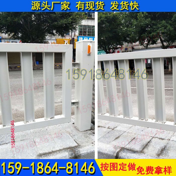 甲型护栏现货 海口公路中央隔离栏  京式护栏  工厂护栏  护栏厂家