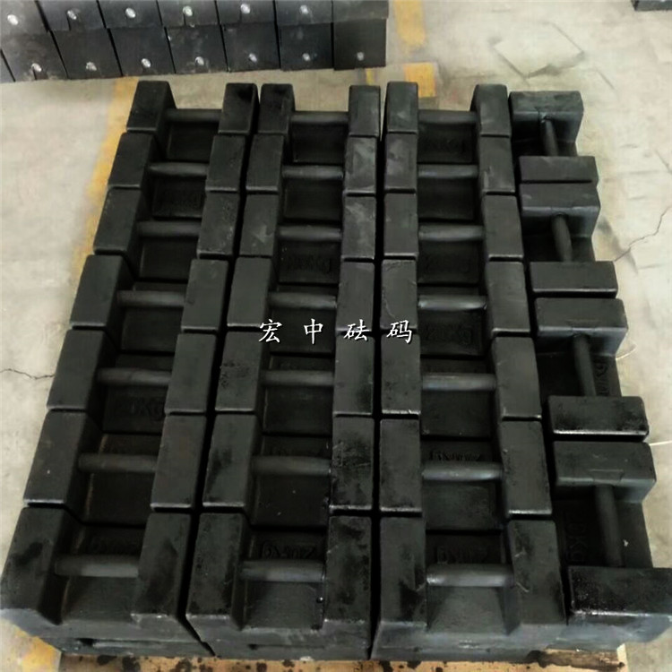 广东中山20千克电梯载荷测试锁行砝码  铸铁砝码  配重砝码  电梯砝码