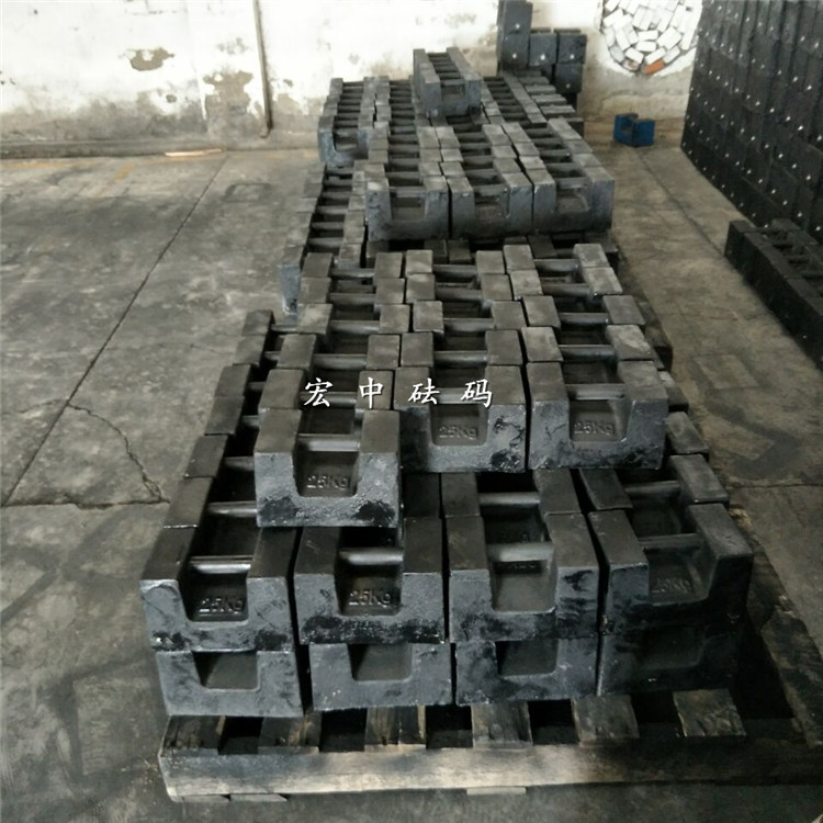 湖北武汉20公斤手提砝码电梯测试使用  铸铁砝码  配重砝码  电梯砝码