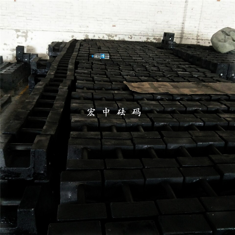 陕西宝鸡25kg计量所检验校准地磅砝码  铸铁砝码  配重砝码  电梯砝码