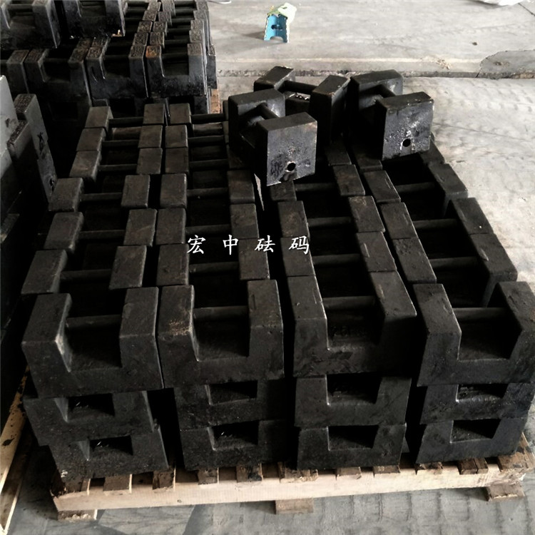 河南郑州20kg电梯配重砝码价格  铸铁砝码  电梯砝码
