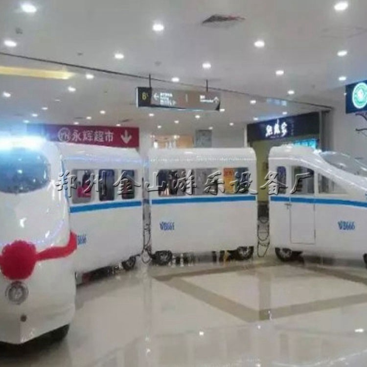 广场无轨观光火车仿古造型非常美观 电动 小火车