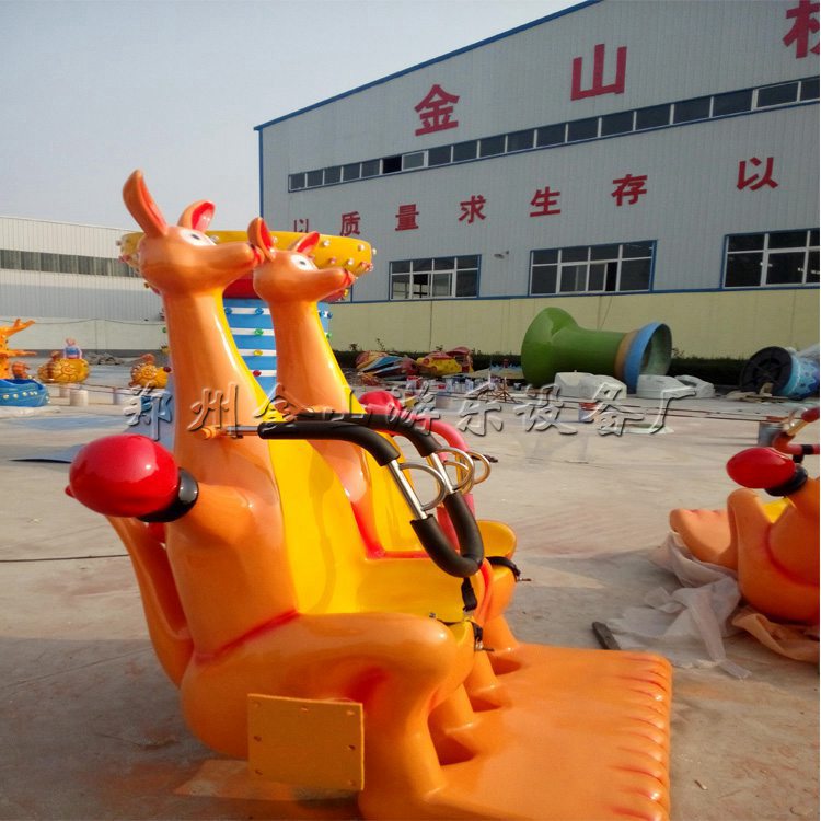 厂家批发新款公园游乐设备弹跳袋鼠 室外电动弹跳机  价格