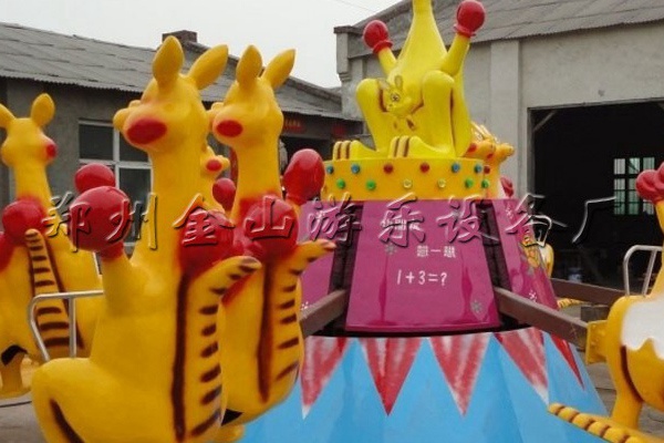 厂家批发新款公园游乐设备弹跳袋鼠 室外电动弹跳机  价格