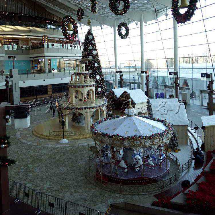 游乐设备厂家供应新颖靓丽的豪华转马 旋转木马价格