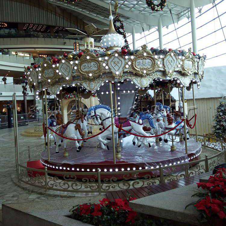 厂家创意款旋转木马 欧美式转马公园游乐 乐园 价格
