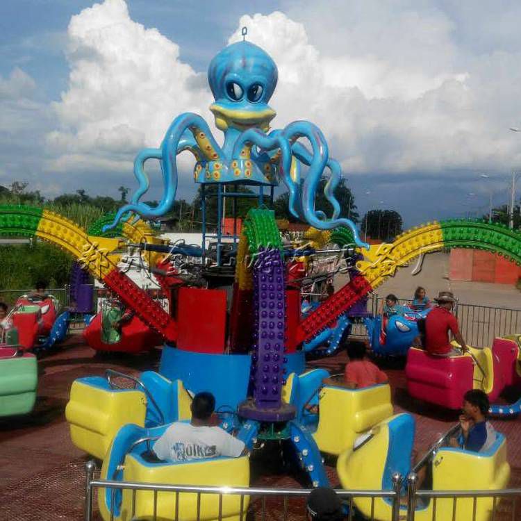 直销儿童大章鱼室内外游乐设备 旋转 价格