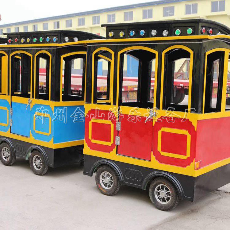 大型商业观光无轨火车游乐设备  电动  小火车