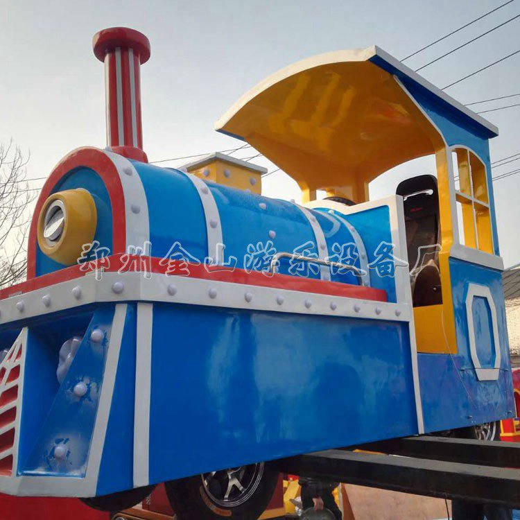 新款热卖仿古无轨小火车 商场景区游乐设备  电动