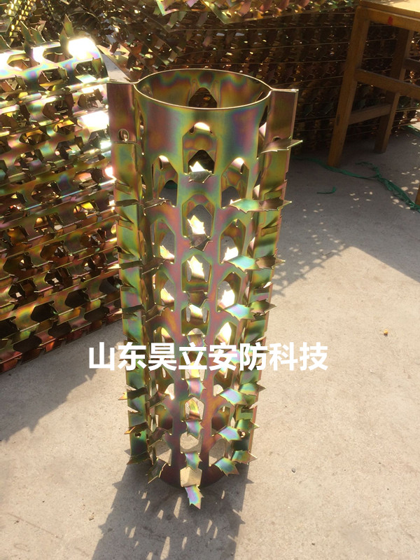 不锈钢燃气管道防爬刺道阳台防爬刺围墙  管道防盗刺  水管防盗刺  镀锌防盗刺