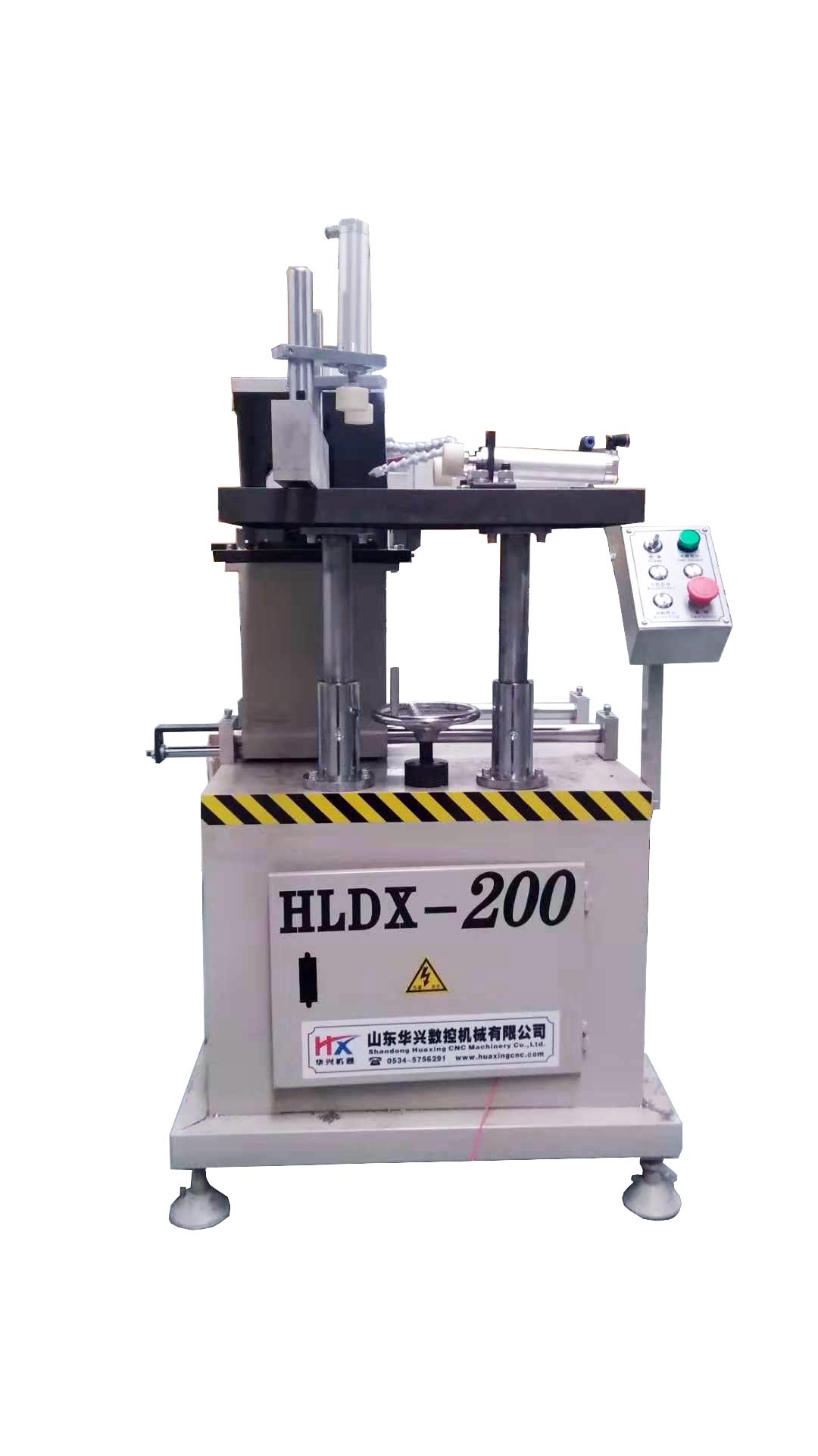 小型门窗端面铣床HLDX-200A排料小端  小型门窗端面切割  小型门窗加工设备