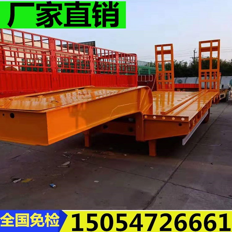 厂家直销13米勾机板半挂车，风力发电扇叶运输半挂车  风力发电扇叶运输车