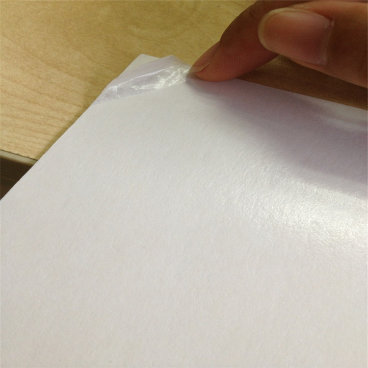 棕色理文淋膜纸定做 楷诚纸业厂家供应  牛皮纸  离型纸