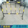 黄黑铁马护栏道路施工隔离护栏循环使用