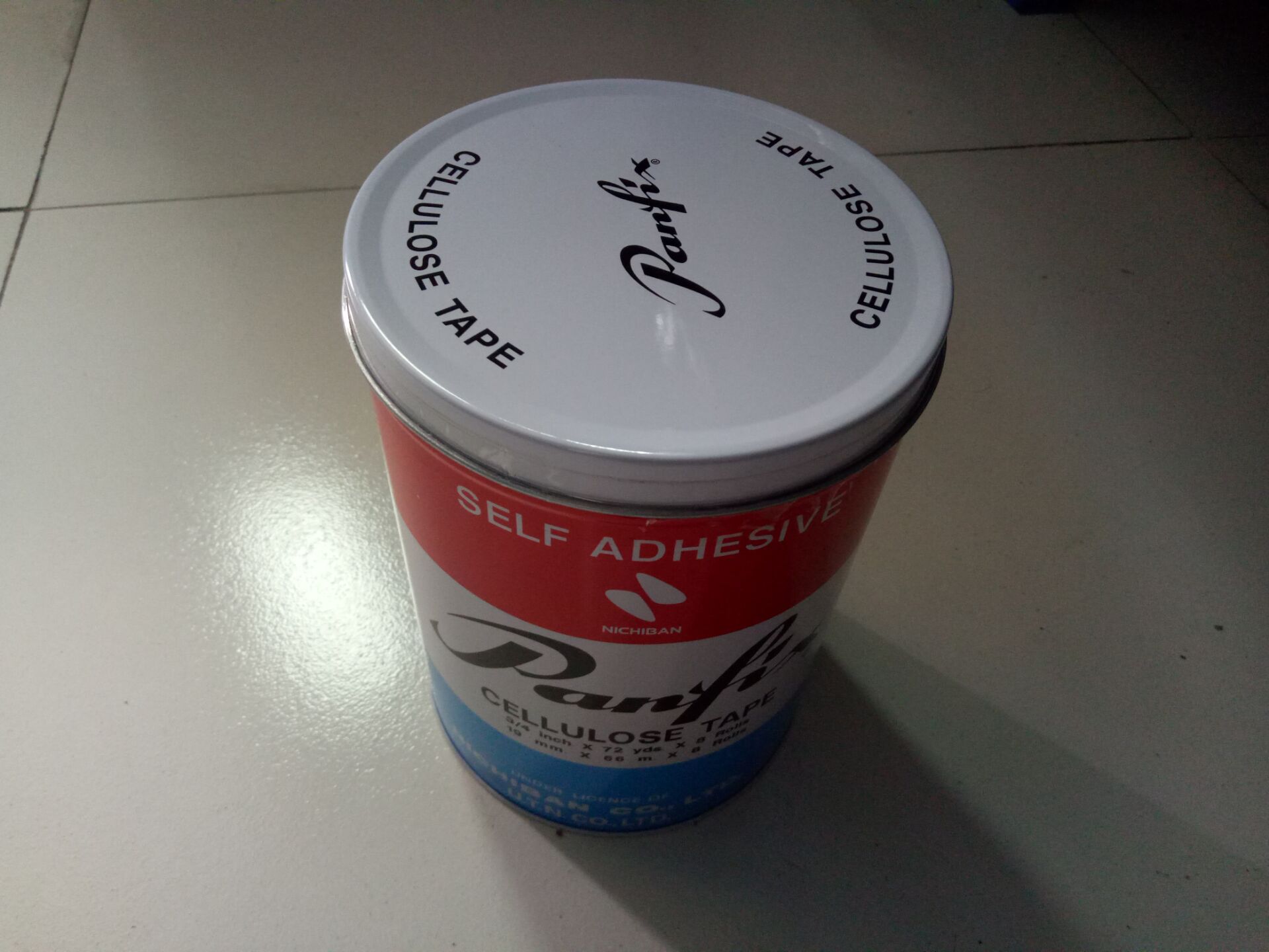 panfix不费时透明测试胶带1/2  72YD