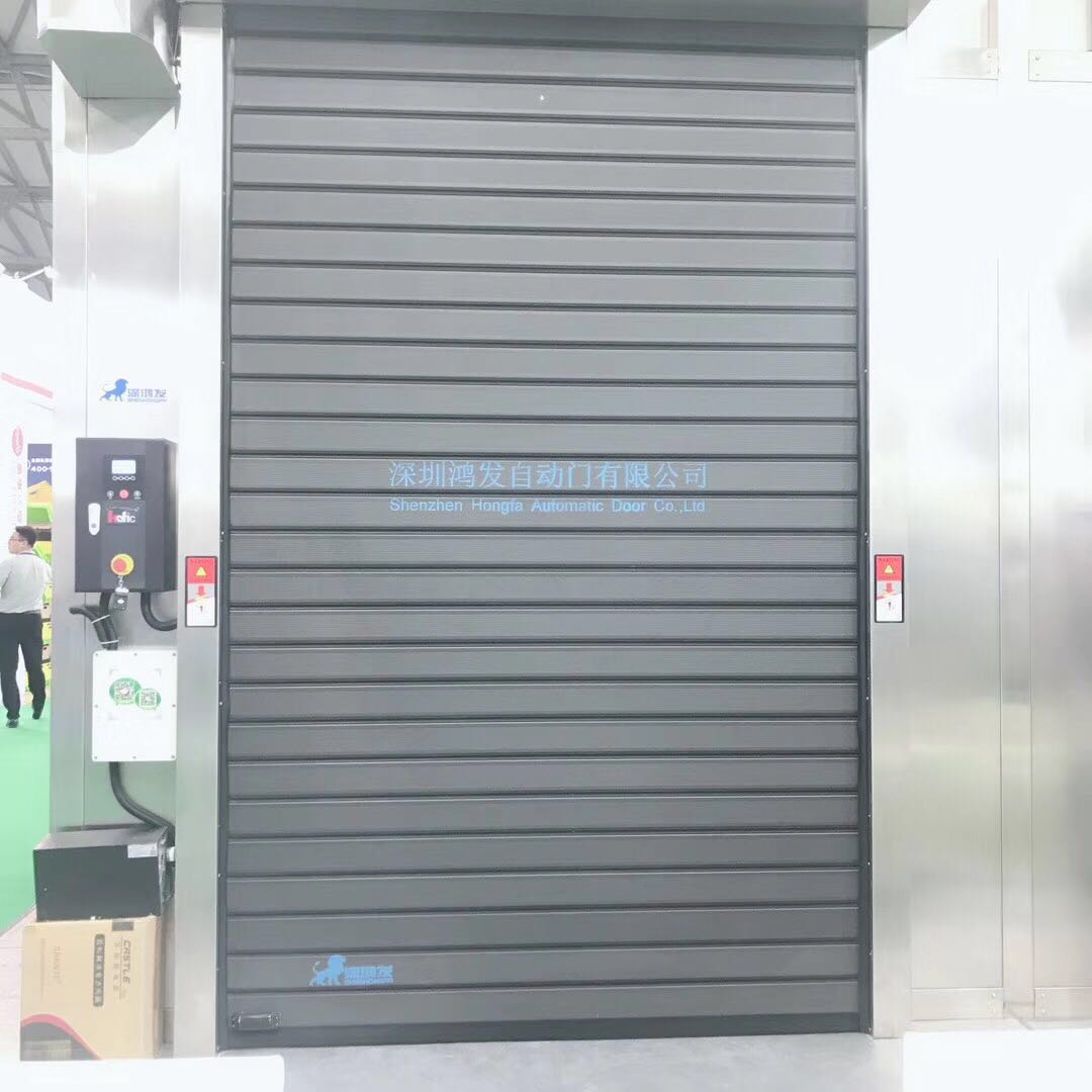 郑州鸿发工厂自动门铝合金电动门  快速门  卷帘门  感应门