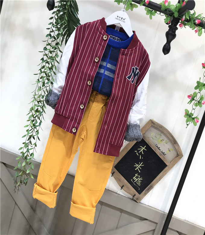 济南杰K少年秋冬新款童装折扣批发  童装批发  库存尾货  品牌折扣
