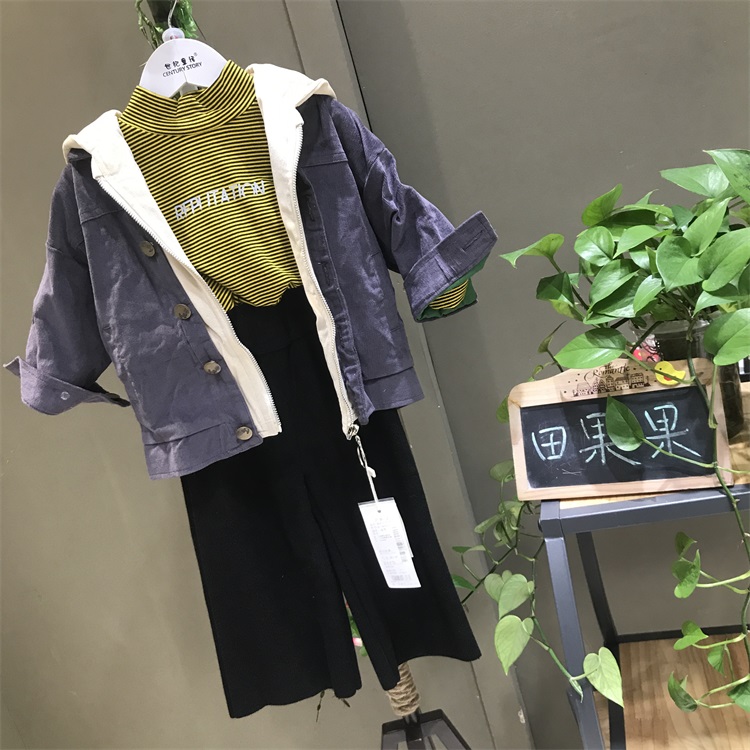 山东田果果新款品牌童装批发厂家直销  童装货源  库存尾货