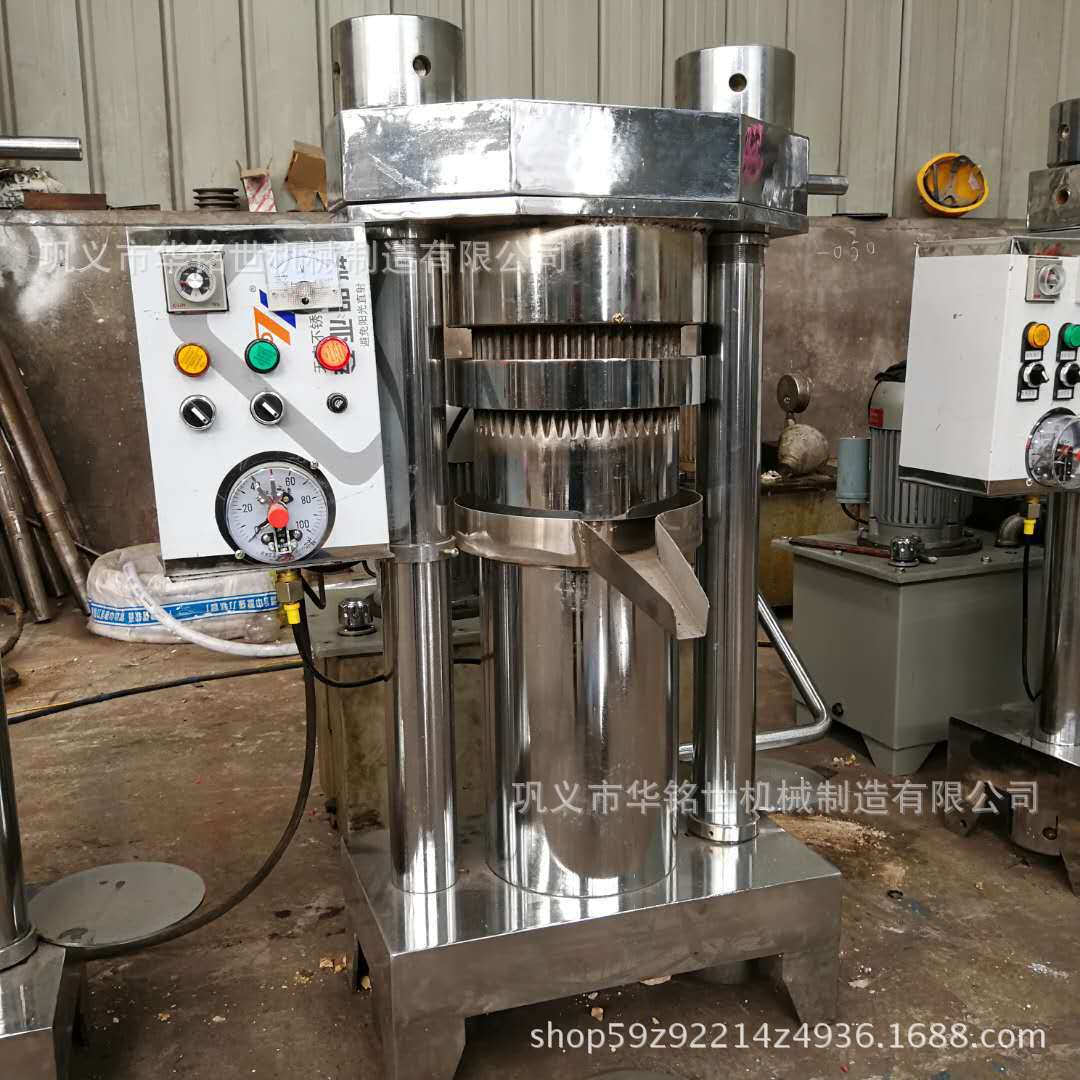 液压榨油机 香油机 芝麻胡麻榨油机 油可加工多种油料作物  全自动液压香油机  油坊专用榨油机  不锈钢液压香油机